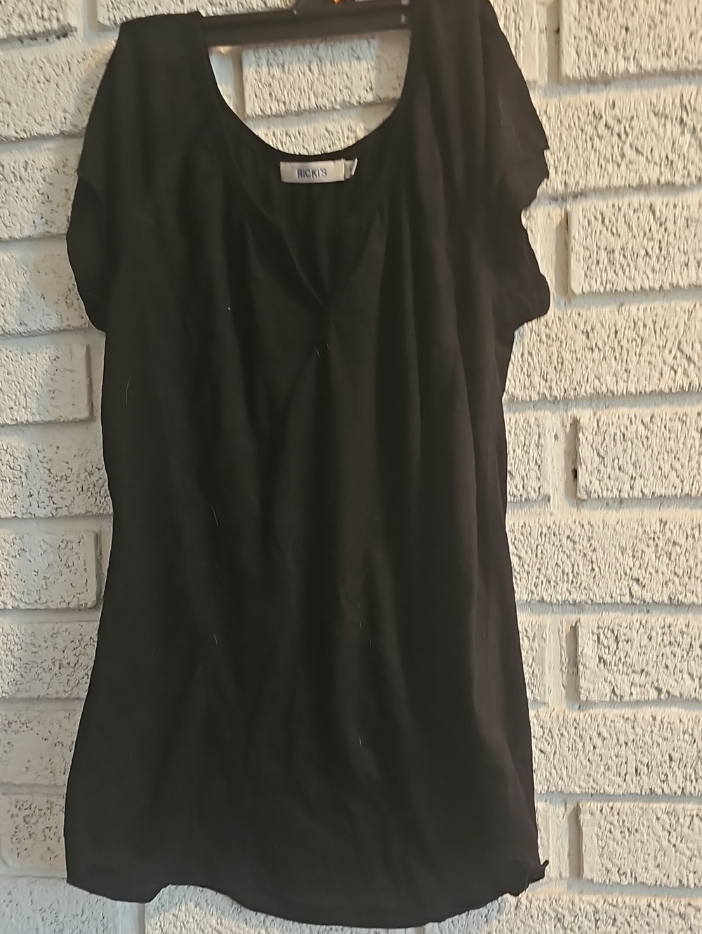 Ricki's Black Scoop Neck Short Sleeve Tshirt